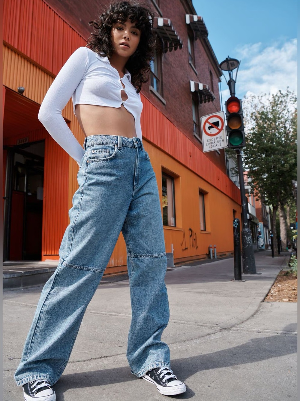 NWT Garage Street Wide Leg Jeans